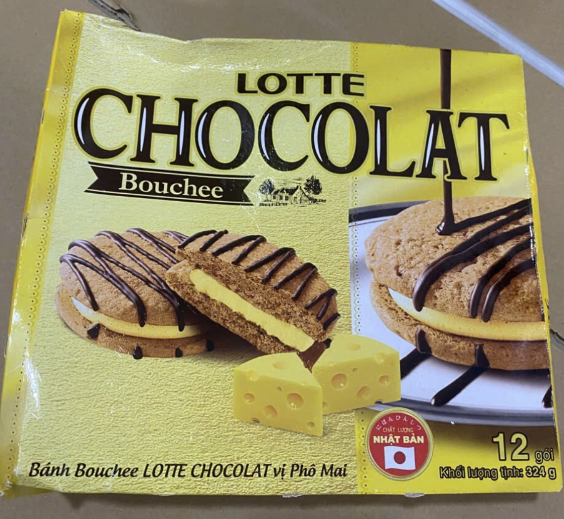 Bánh Chocolat Lotte (12gói)